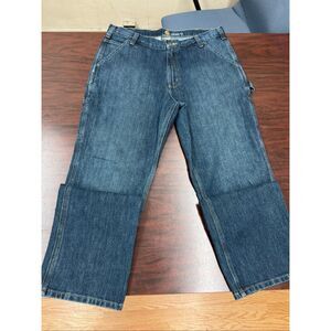 Carhartt Mens Relaxed Fit Holter Dungaree Jeans Size 36x32